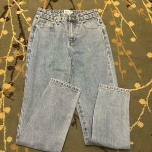 Princess Polly organic cotton denim straight leg jeans